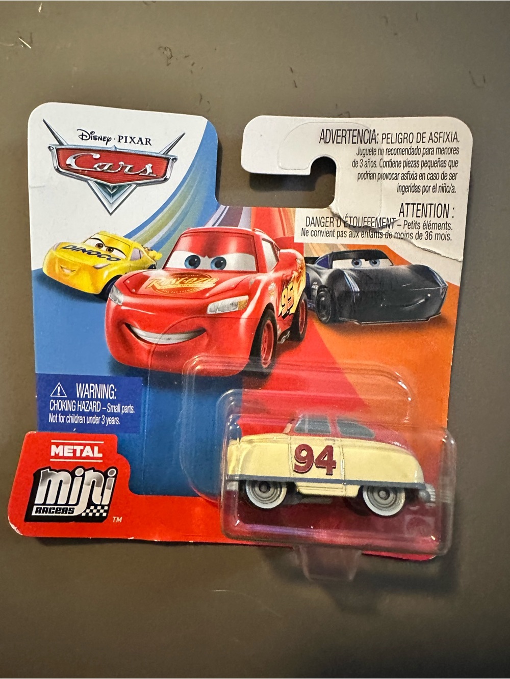 Mattel Cars Mini Racers Die-Cast Car - Cream and Red #94